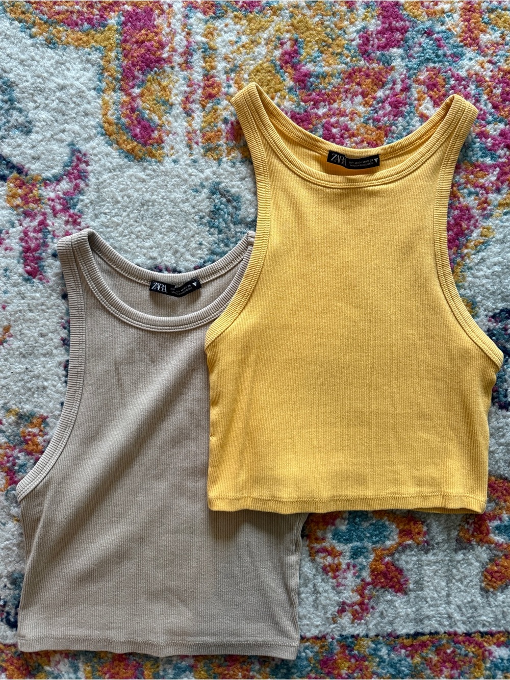 Two Zara High Neck Tops
